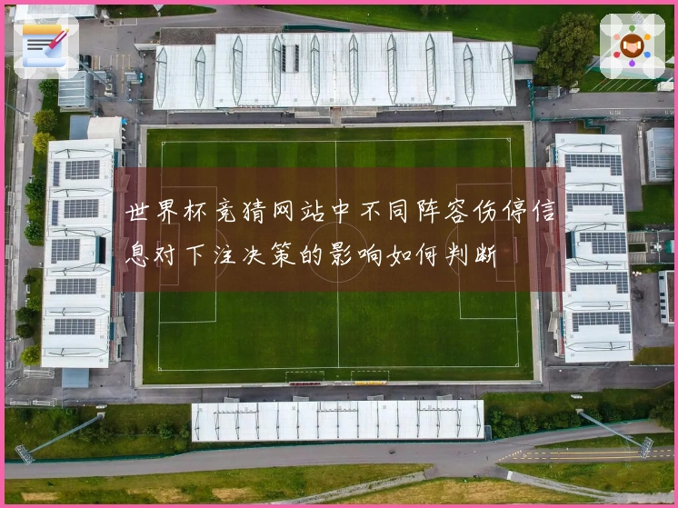 世界杯竞猜网站中不同阵容伤停信息对下注决策的影响如何判断